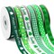 St Patrick's Day Ribbon 6 Rolls 60 Yards Shamrock Grosgrain Ribbon for Craft 10mm Wide Lucky Clover Ribbons for Irish Holiday Gift Wrapping Hair Bow Sewing Home Party Decoration